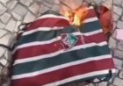Torcedores do Flamengo queimam mochila roubada de estudante que perdeu Enem