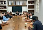 Vice-prefeito Arsonval Liliu reúne-se com agentes de segurança para alinhar ações de ordem pública