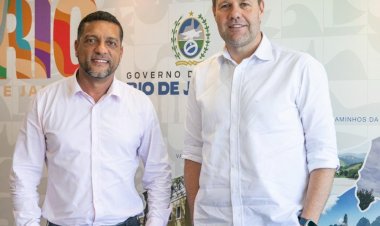 Vereador Professor Flávio discute projetos para o turismo de Três Rios com o secretário estadual Gustavo Tutuca