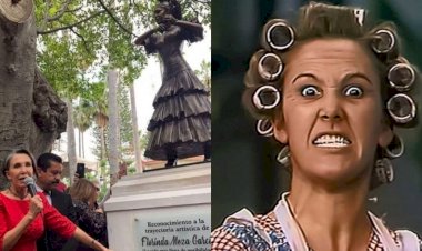 Fãs de Chaves querem derrubar estátua de Dona Florinda após polêmica