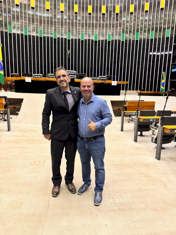 Léo Retto e Wallace Canelinha vão a Brasília buscar emendas para as cidades