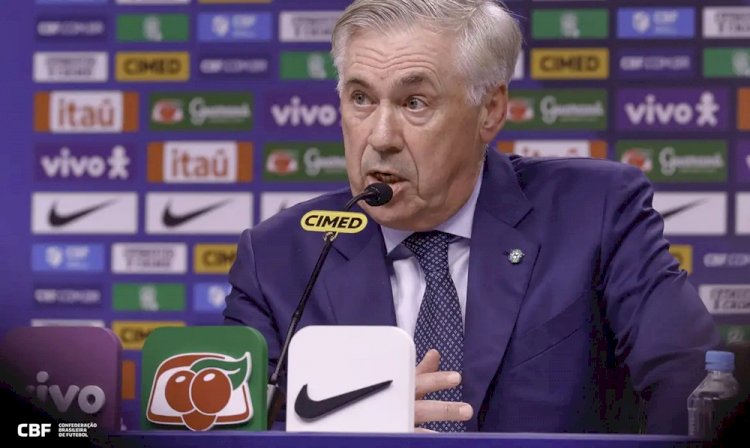Ancelotti investe em novos jogadores em convocação para Eliminatórias